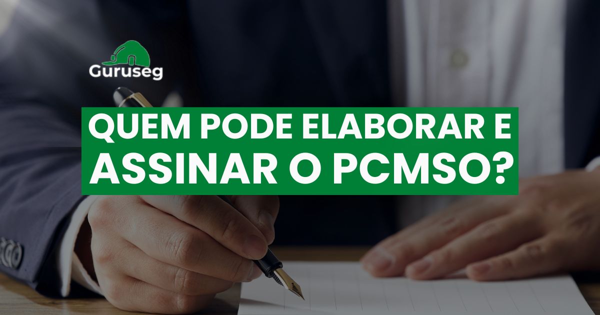 GURUSEG - Elaborar e Assinar PCMSO