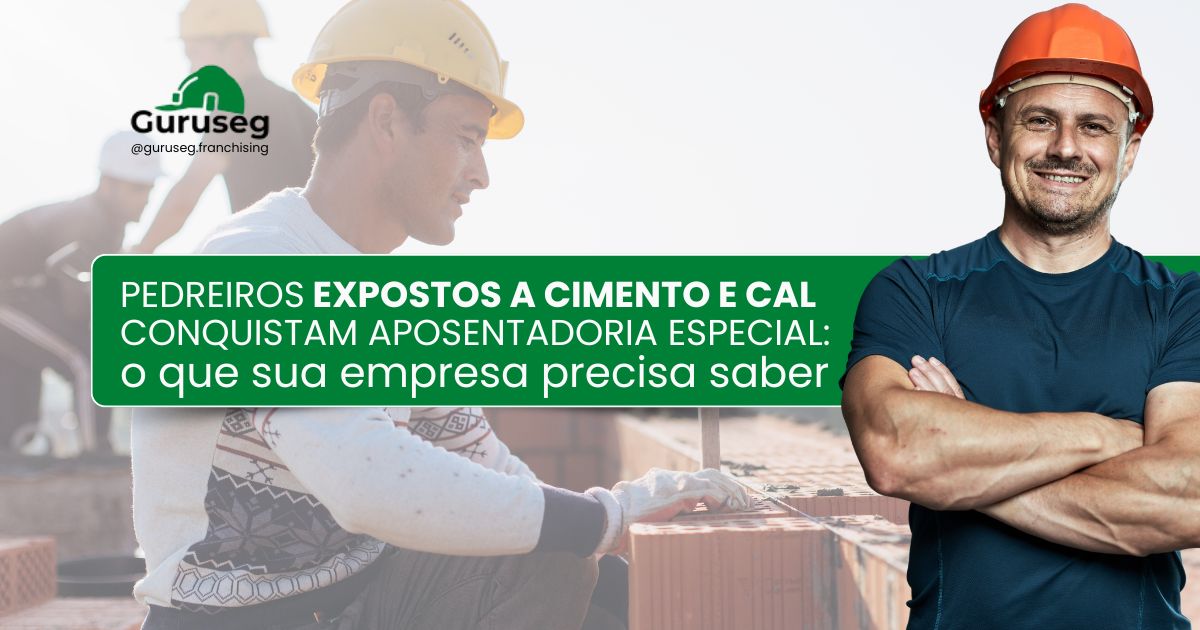 aposentadoria especial pedreiros cimento cal